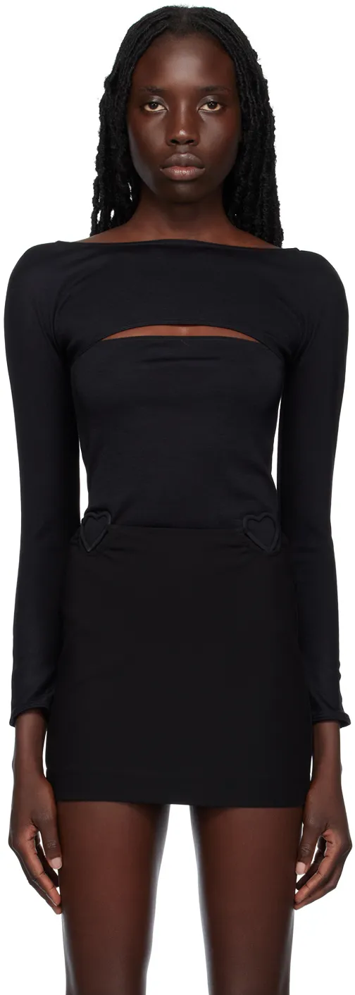 Cut-Out Virgin-Wool Top