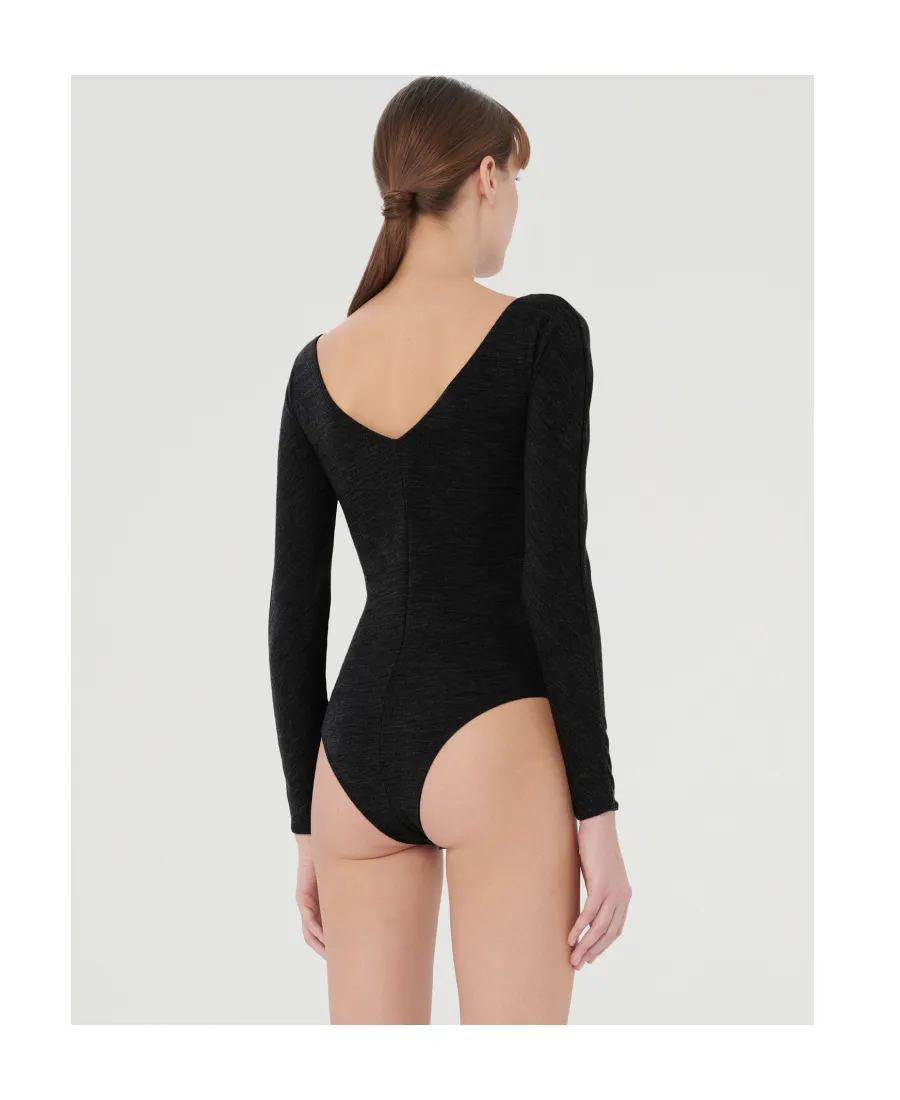 Cut-Out Virgin-Wool Top