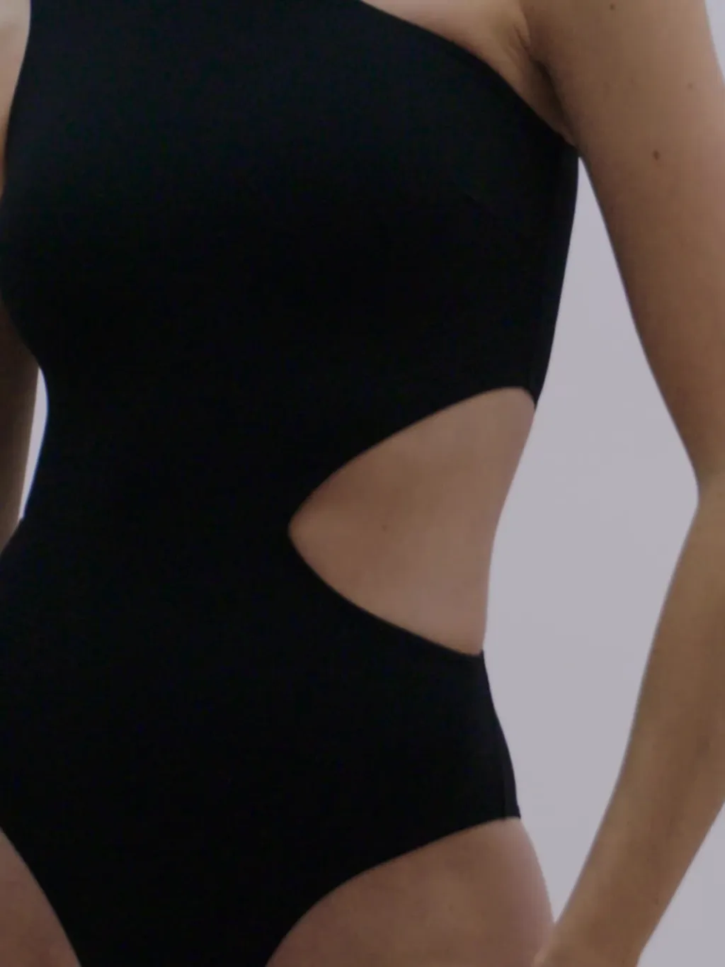 High-Neck Cut-Out Bodysuit