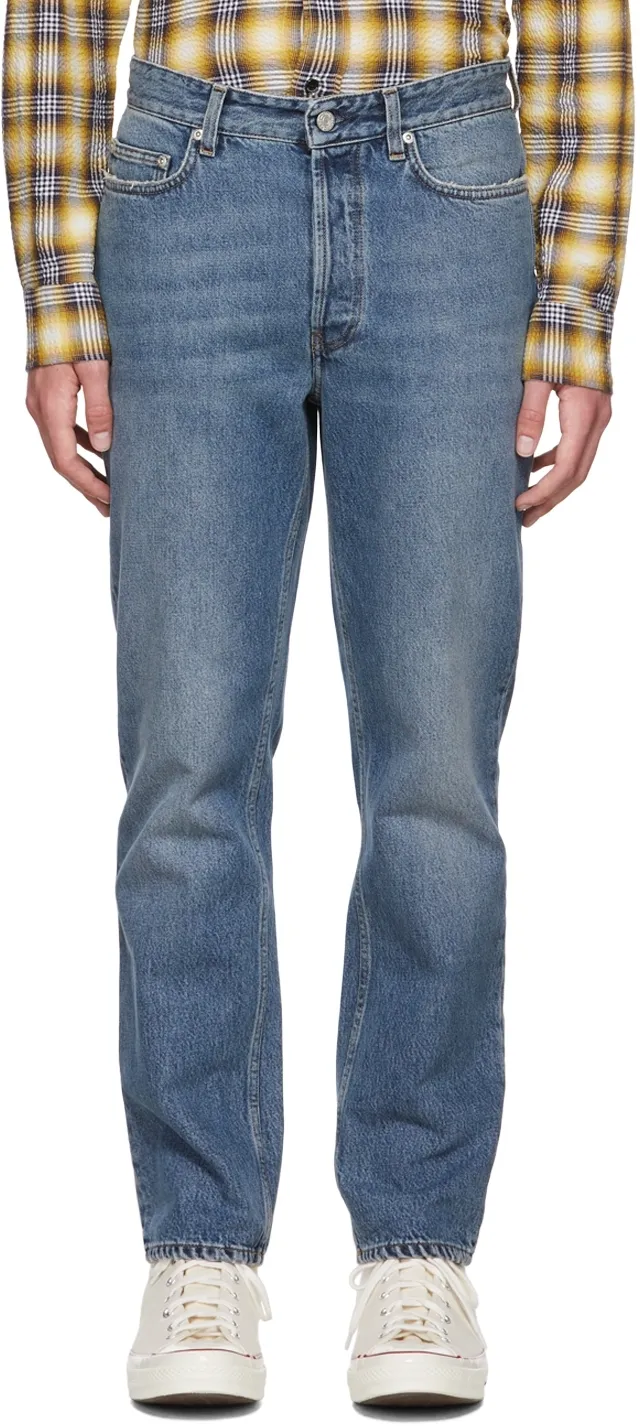Loose-Fit Straight-Leg Jeans