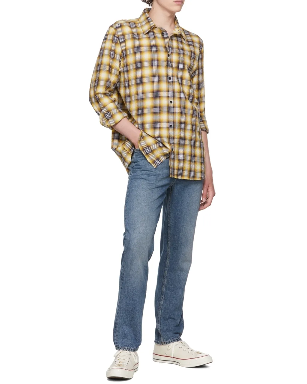 Loose-Fit Straight-Leg Jeans
