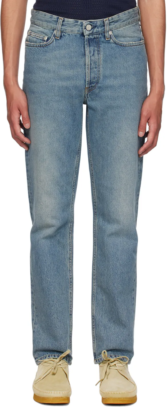 Loose-Fit Straight-Leg Jeans