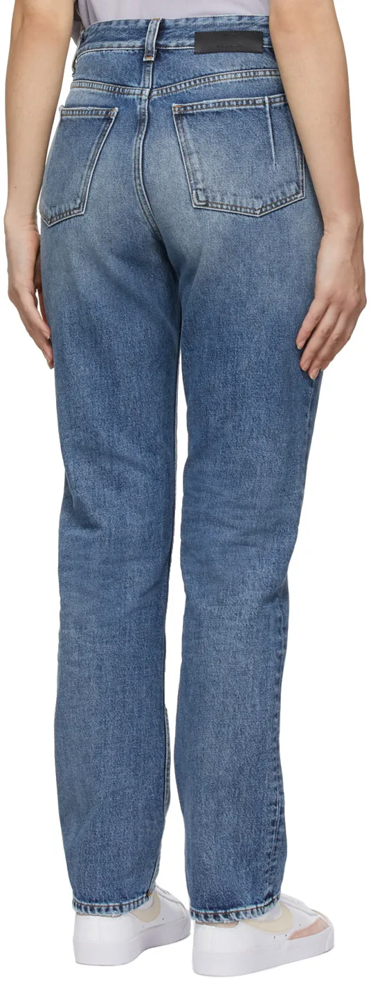 Logo Straight Jeans
