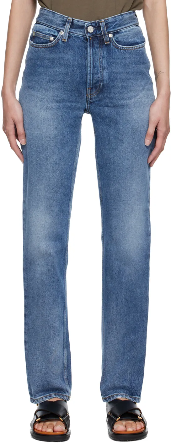 Logo Straight Jeans
