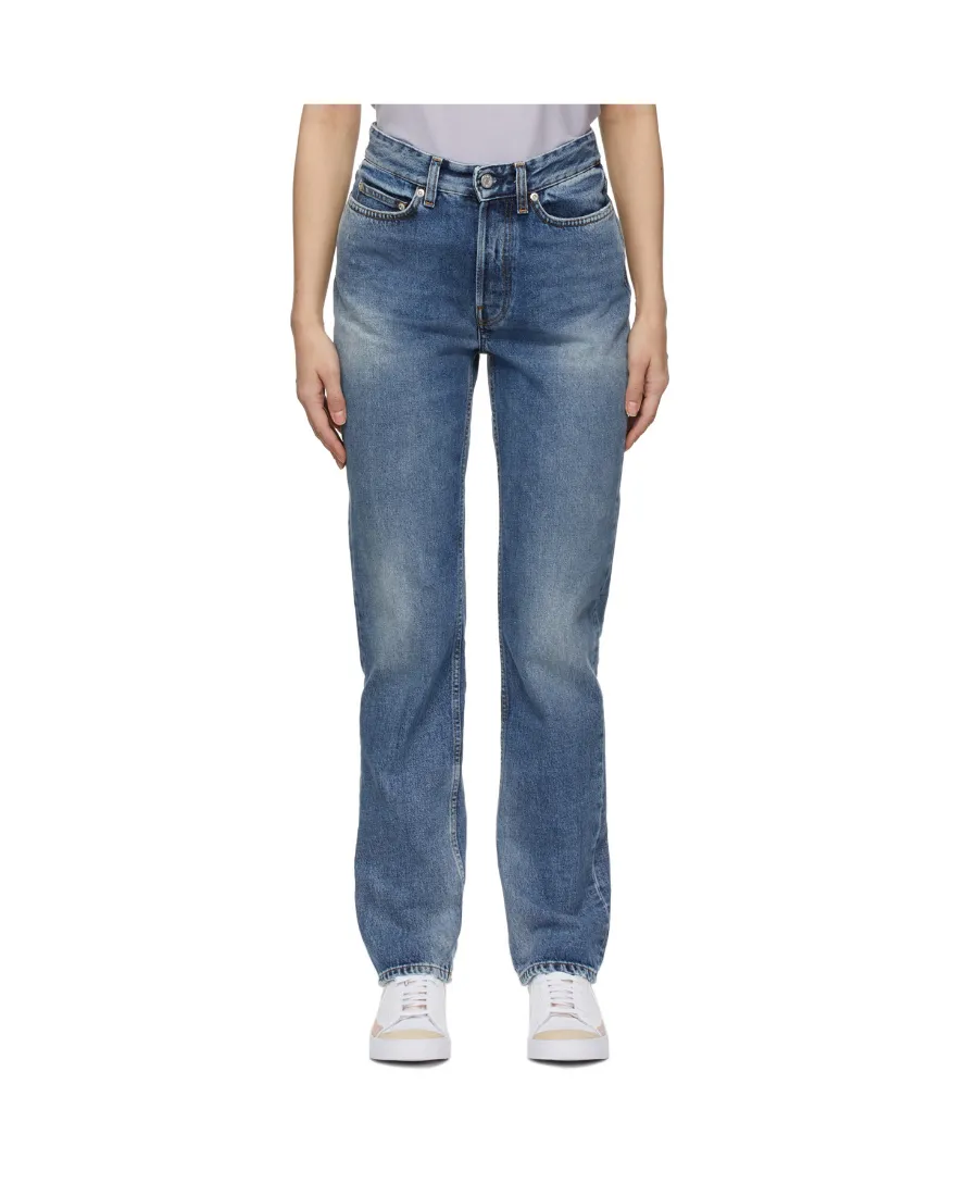 Logo Straight Jeans