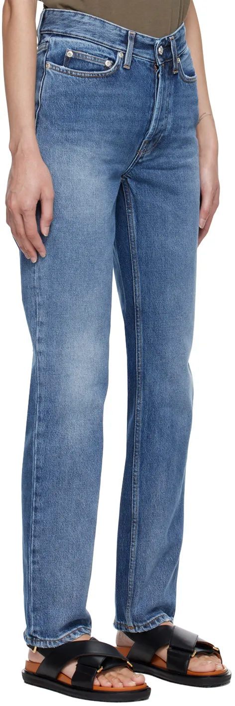 Logo Straight Jeans