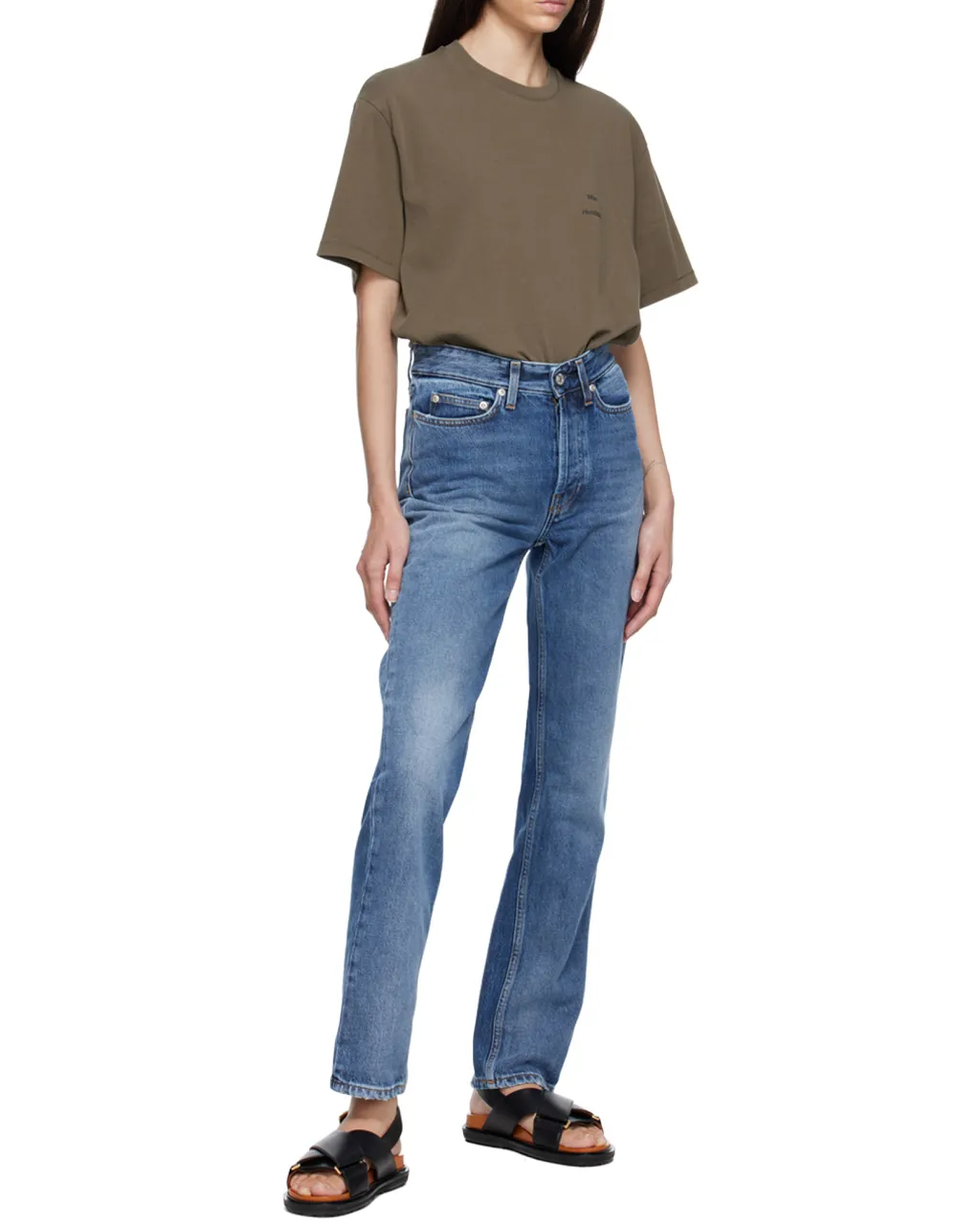 Logo Straight Jeans