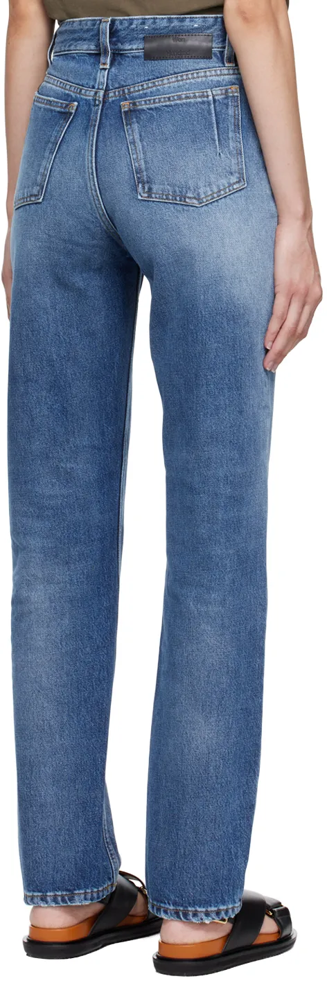 Logo Straight Jeans