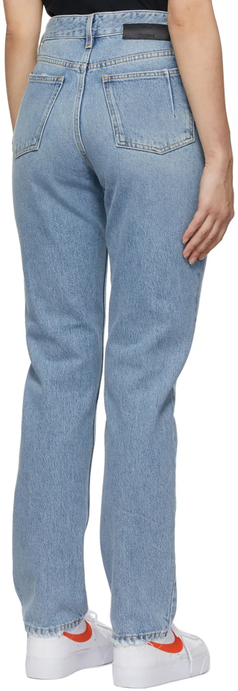 Logo High-Waisted Jeans