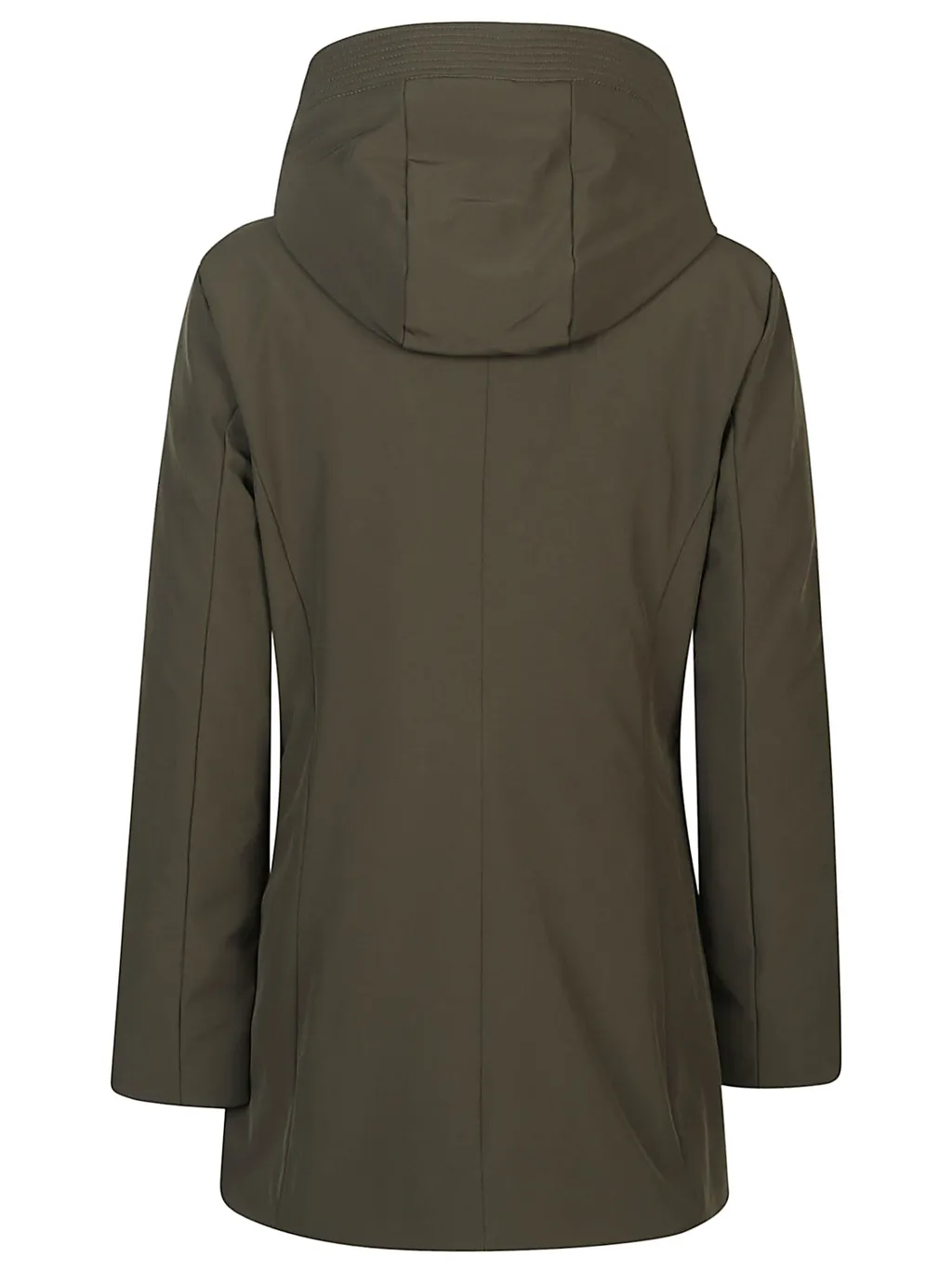 Zip-Up Hooded Coat