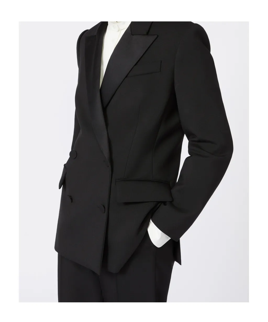 Brigida Double-Breasted Tailored Blazer