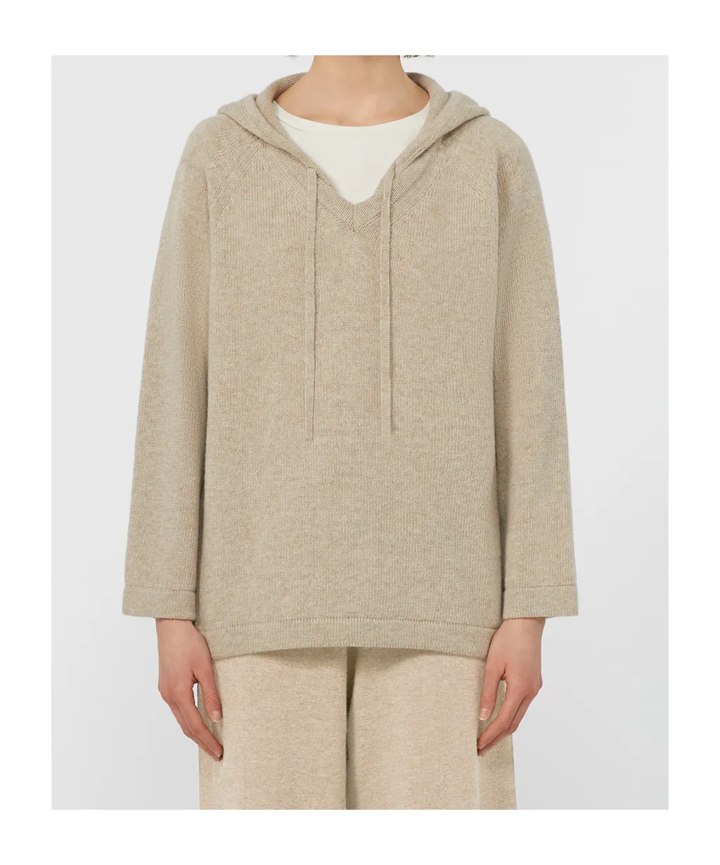 Wool Knit Sweatshirt