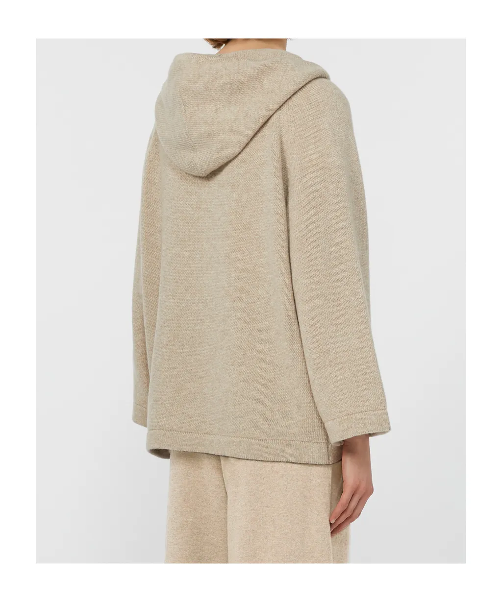 Wool Knit Sweatshirt
