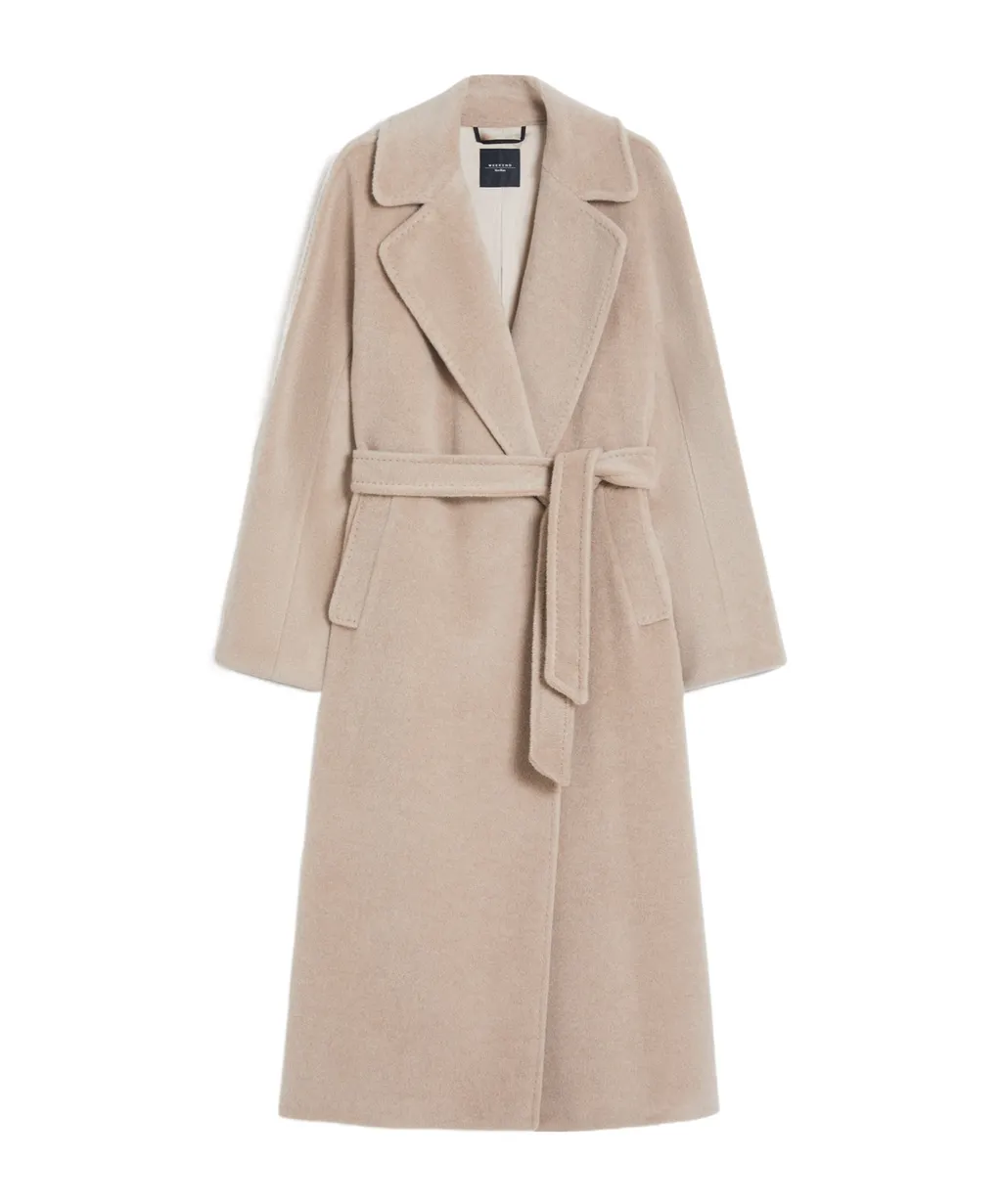Tempera Belted Long-Sleeved Coat