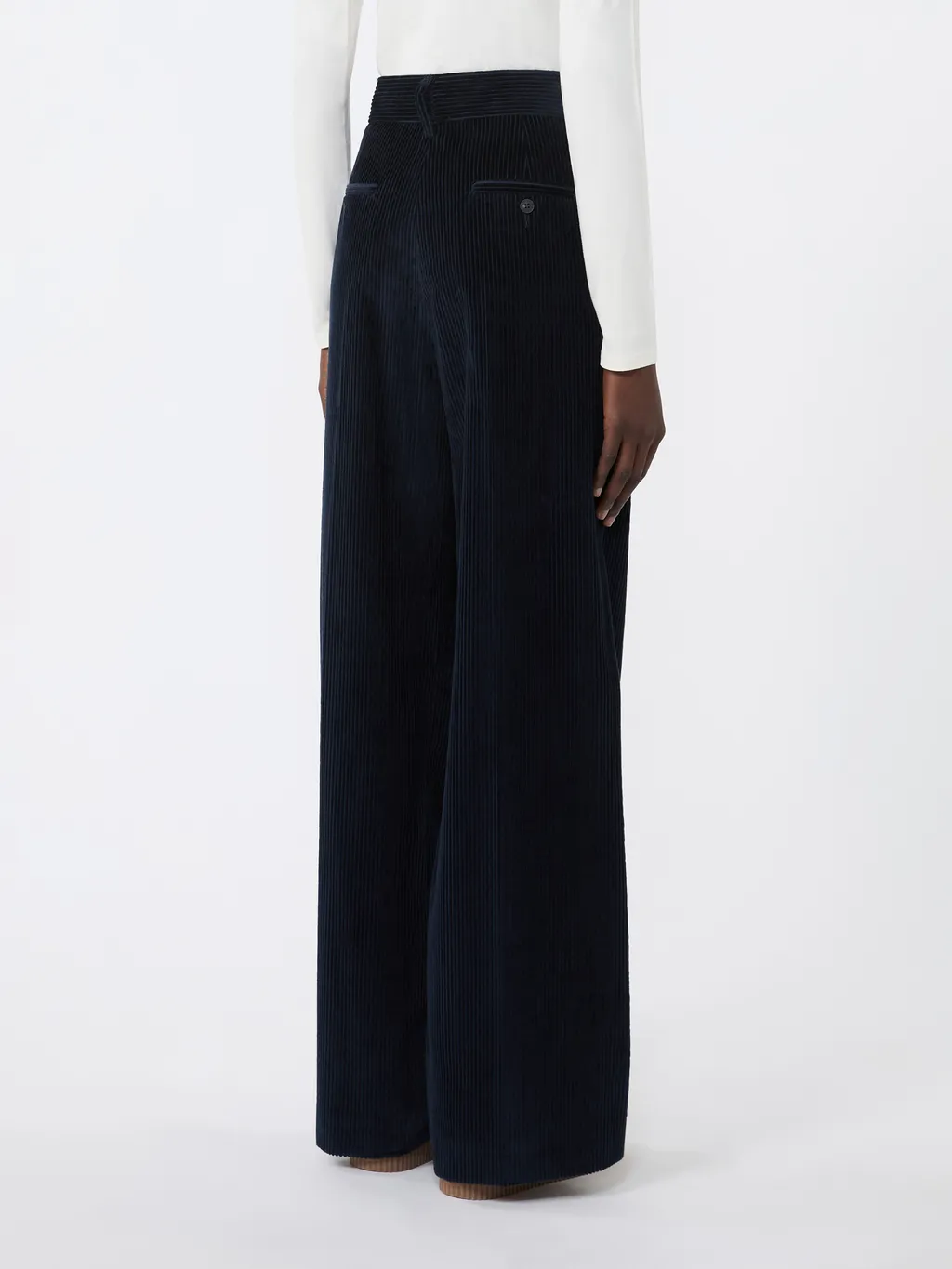 Tania Wide-Leg Corduroy Trousers