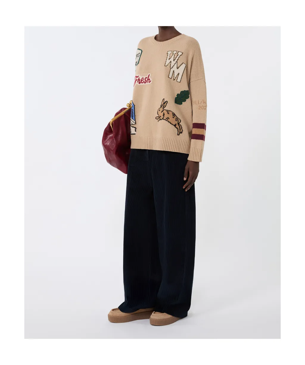 Tania Wide-Leg Corduroy Trousers