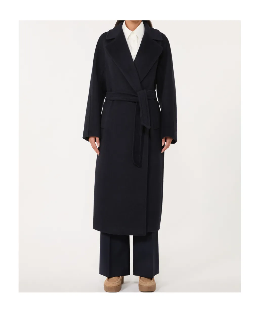 Tempera Belted Long-Sleeved Coat