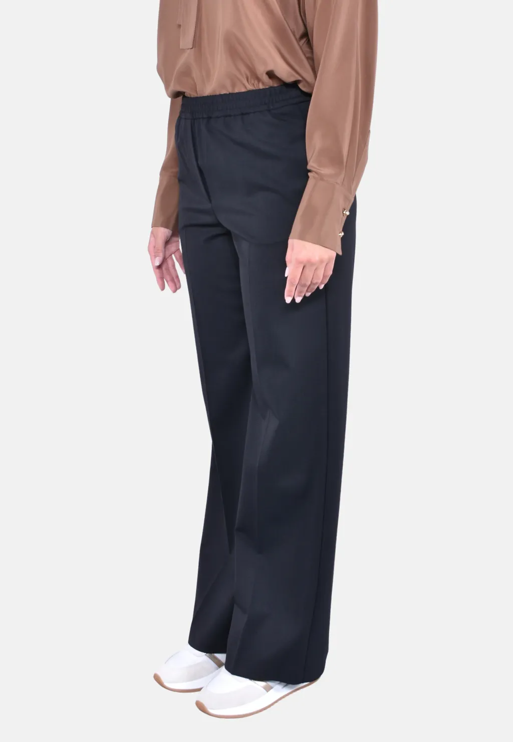 Elastic Waist Casual Pants