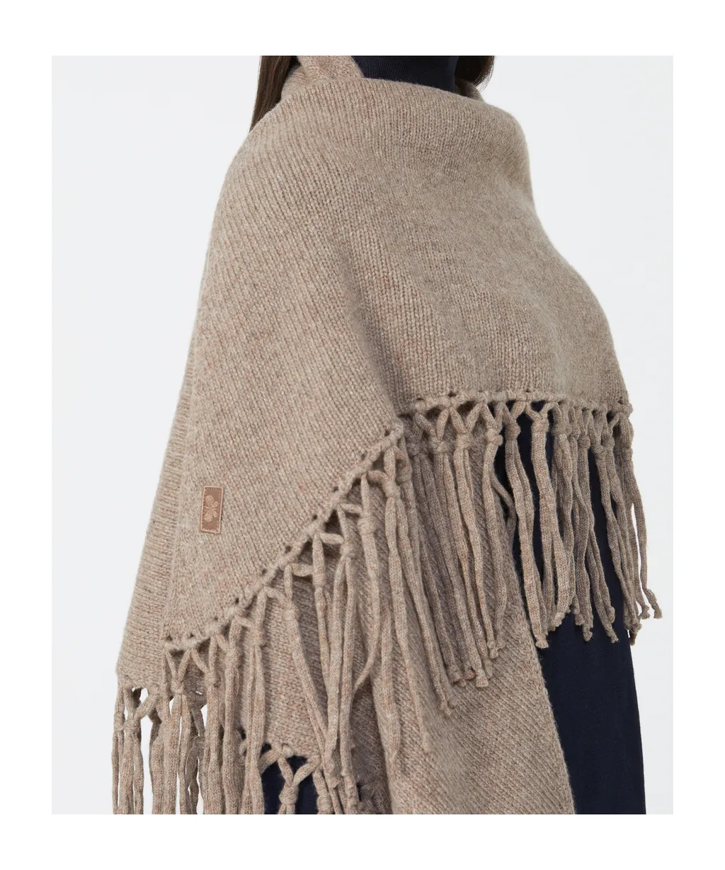 Fringed Wool Shawl