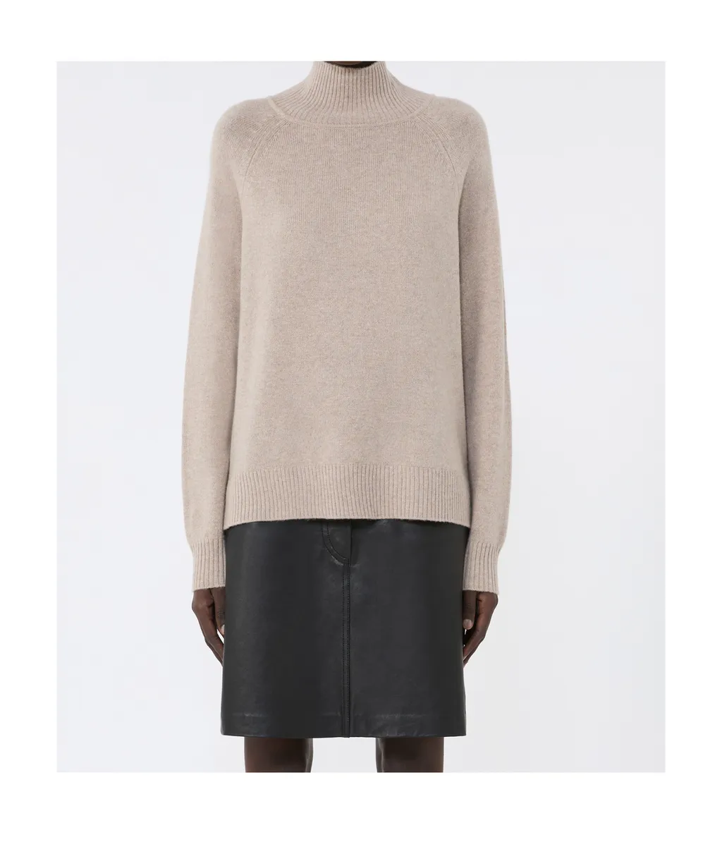 High Neck Long-Sleeved Jumper