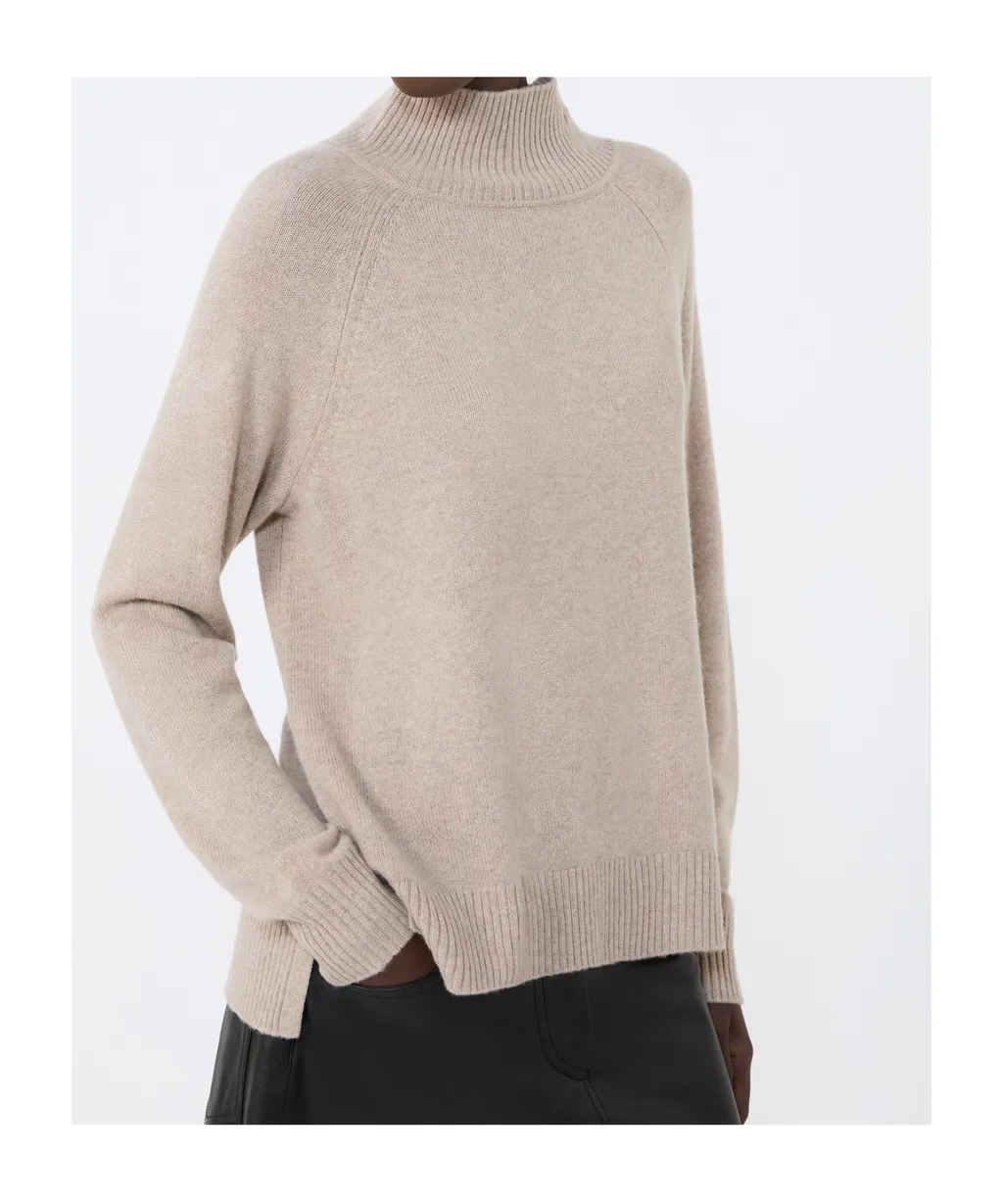 High Neck Long-Sleeved Jumper