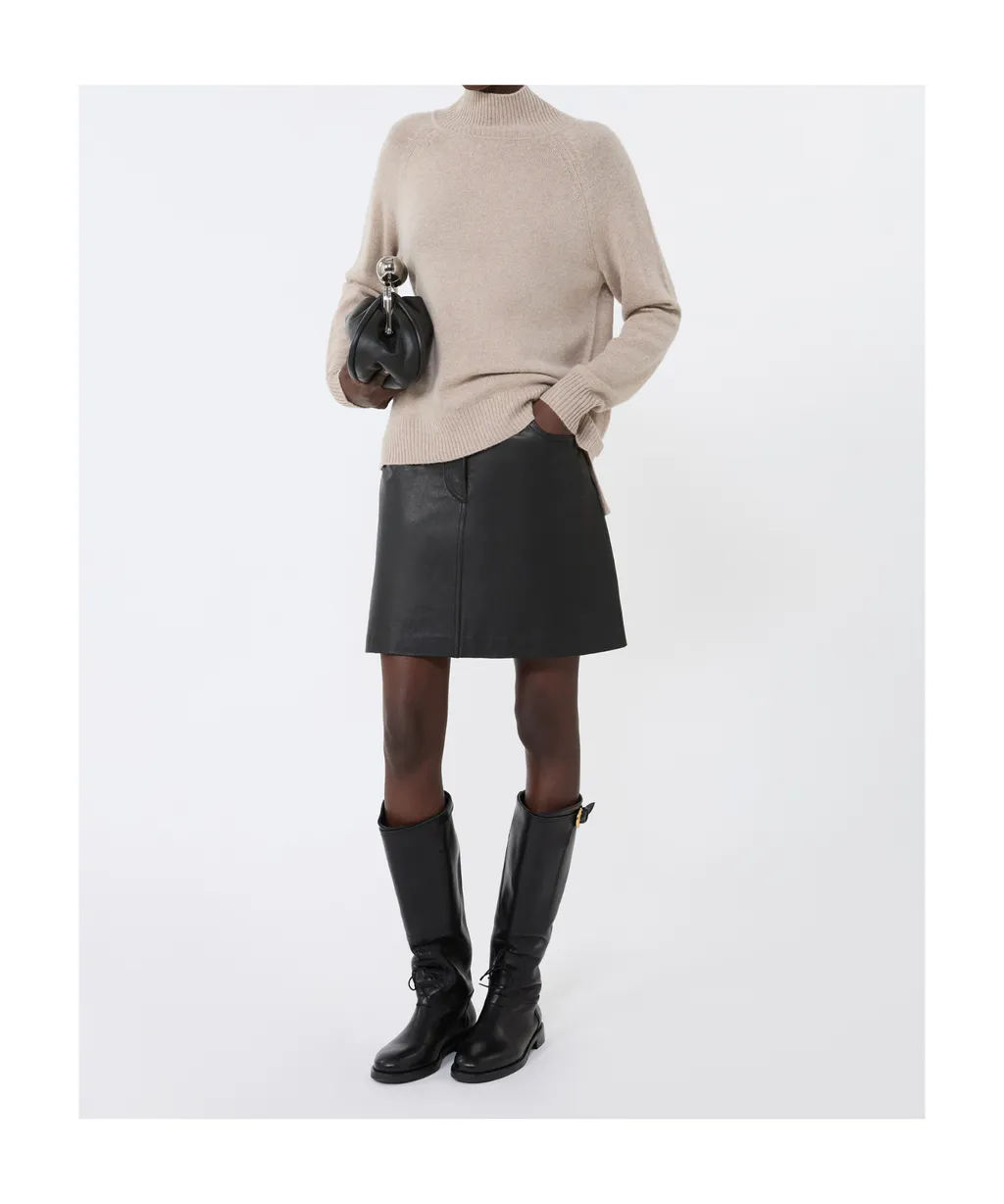 High Neck Long-Sleeved Jumper