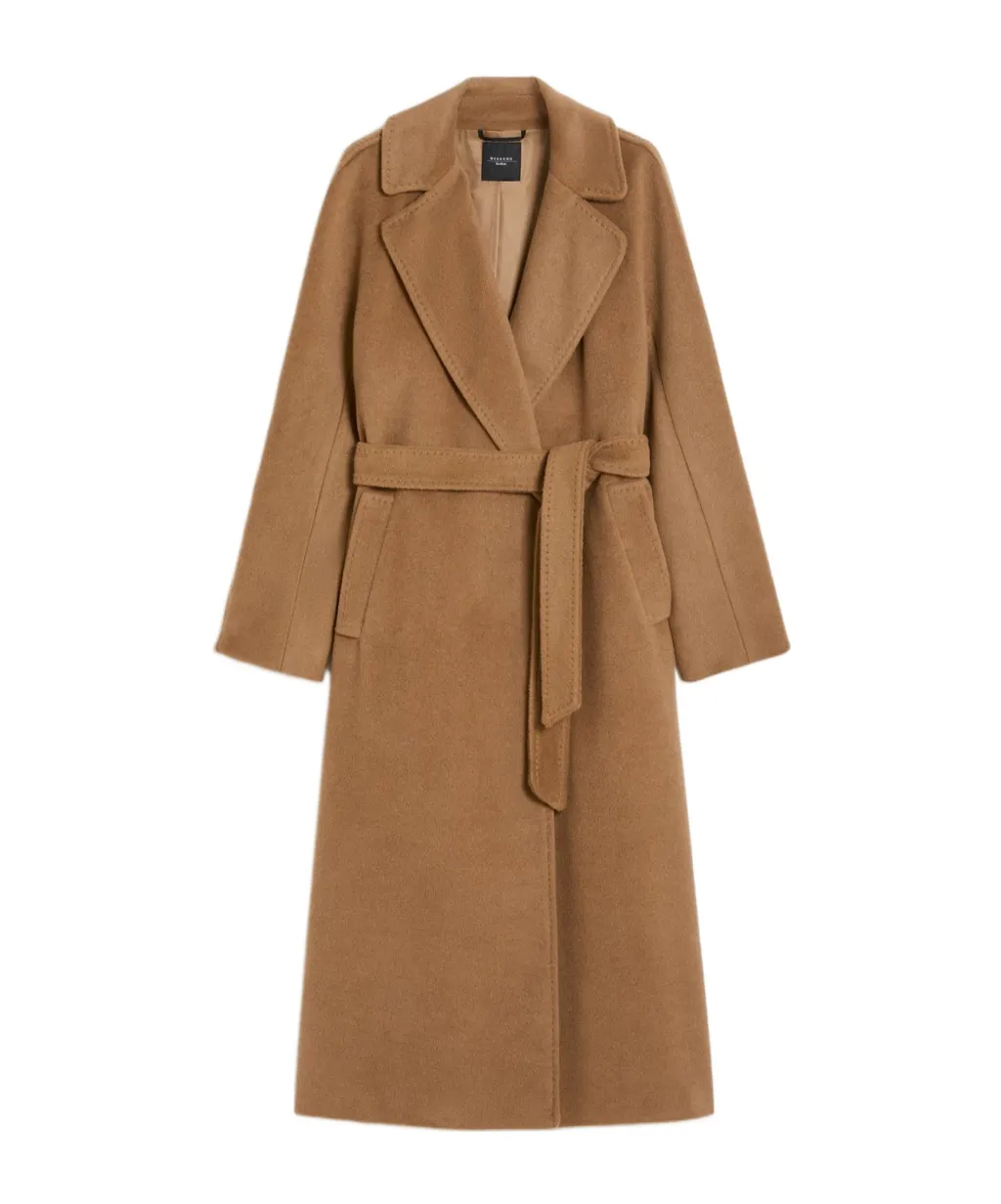 Tempera Belted Long-Sleeved Coat