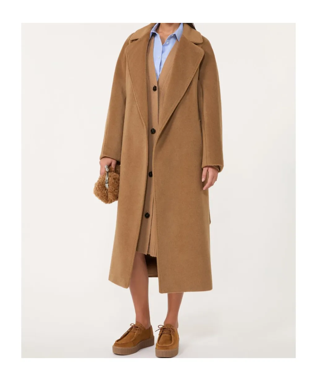 Tempera Belted Long-Sleeved Coat