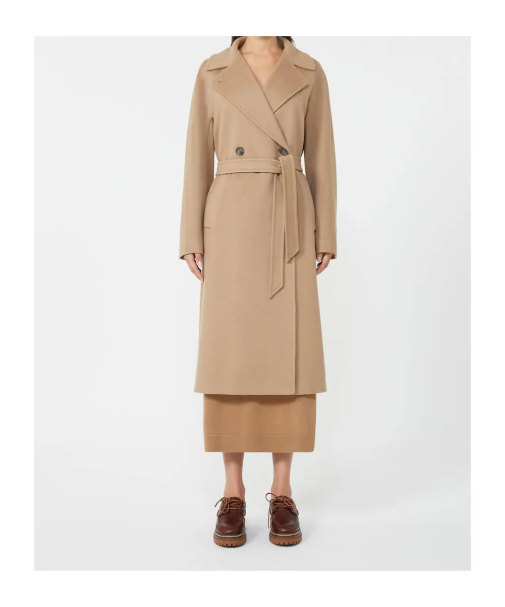 Cascia Belted Long Coat
