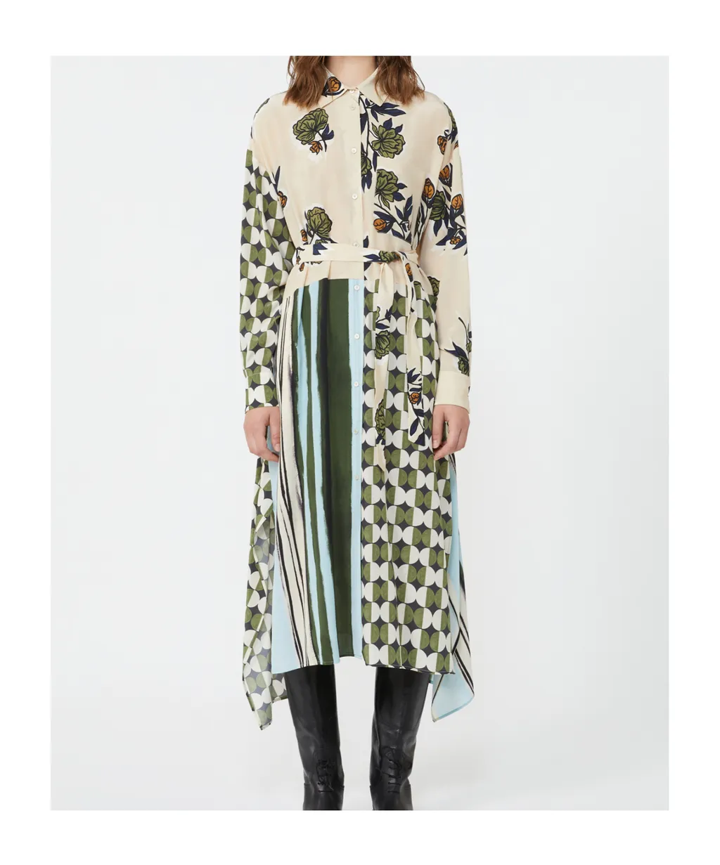 Silk Crepe De Chine Dress