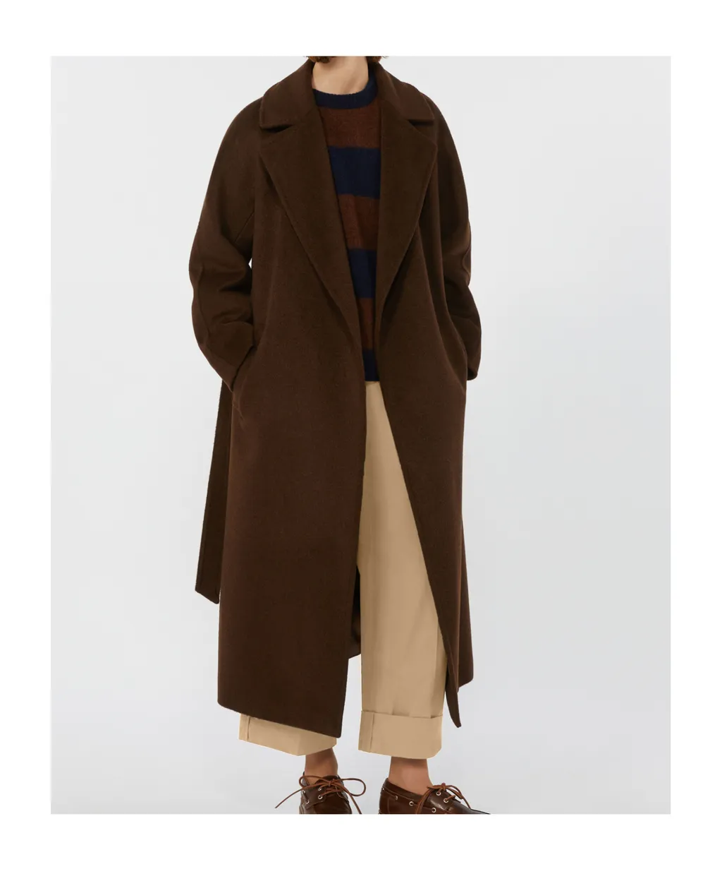 Tempera Belted Long-Sleeved Coat