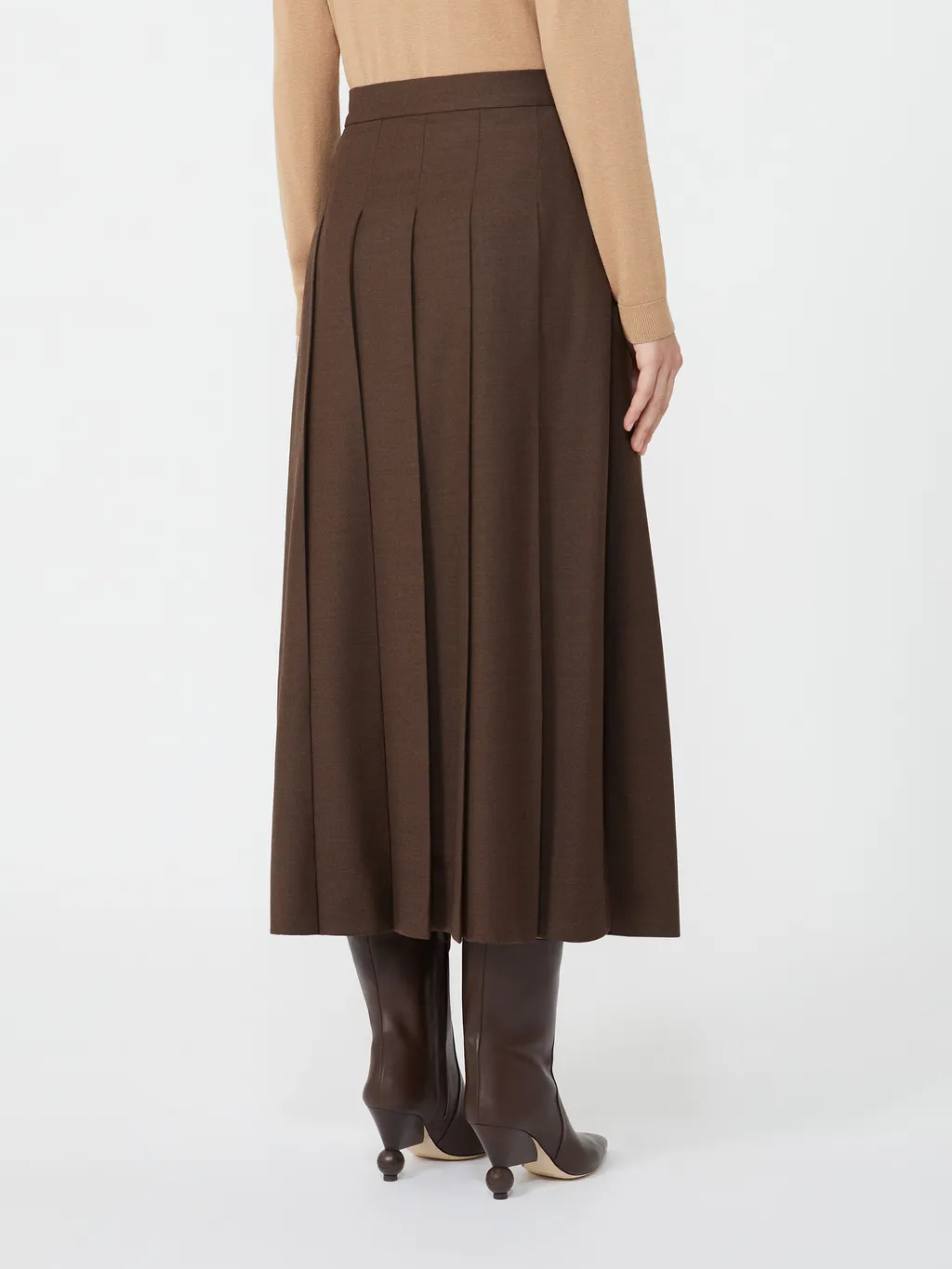Fastoso Pleated Midi Skirt