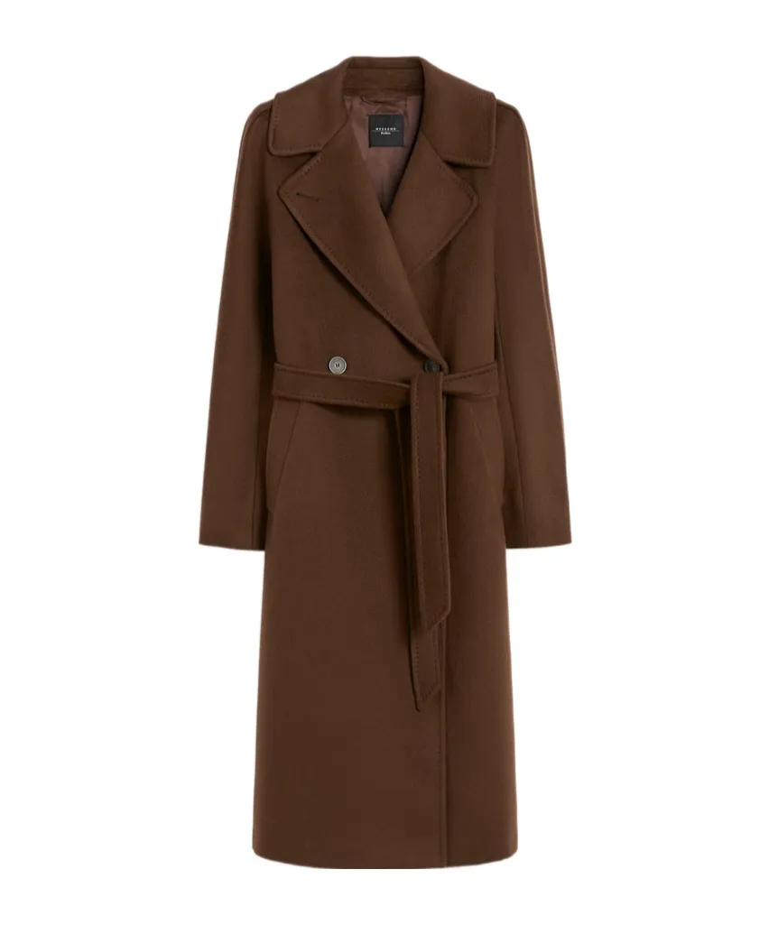 Resina Belted Long Coat