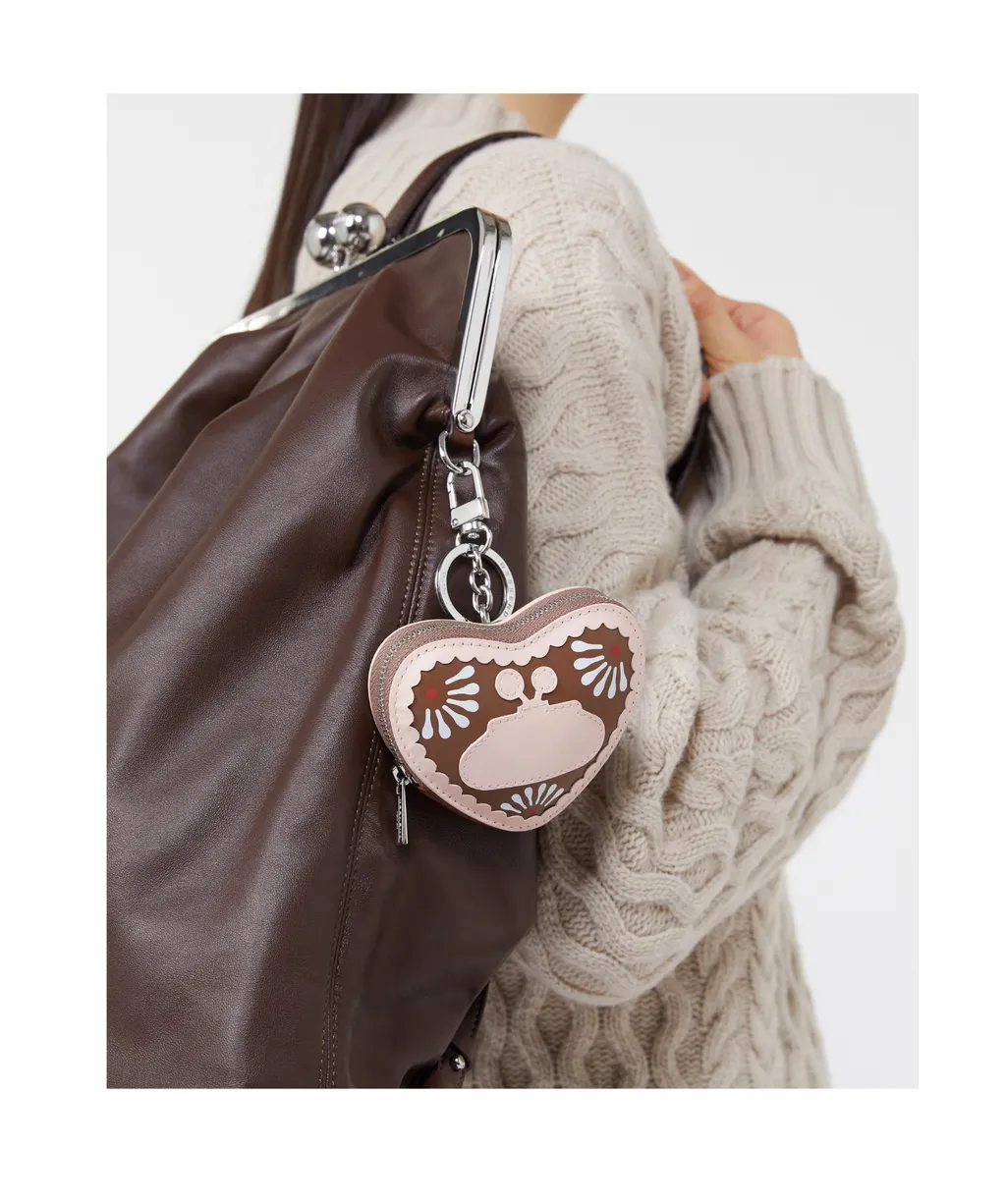 Heart-Shaped Keychain