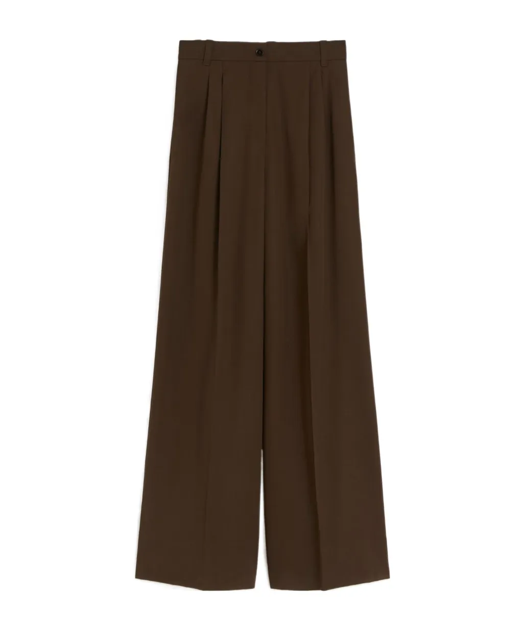 Garenna High-Waist Pleated Trousers