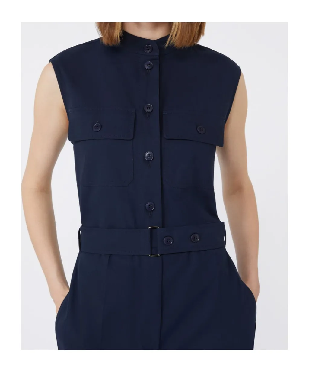 Cotton Gabardine Jumpsuit