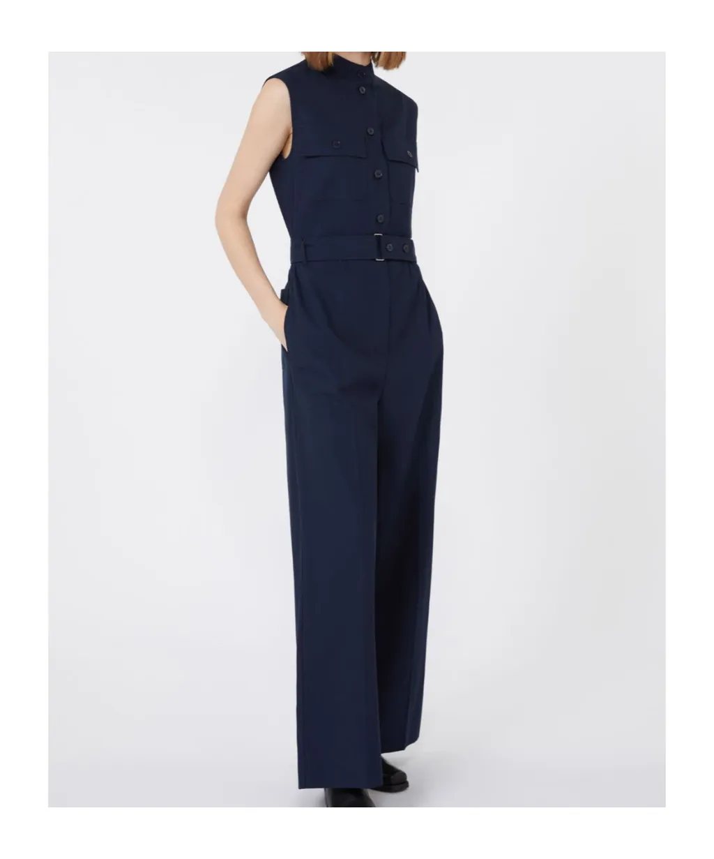 Cotton Gabardine Jumpsuit