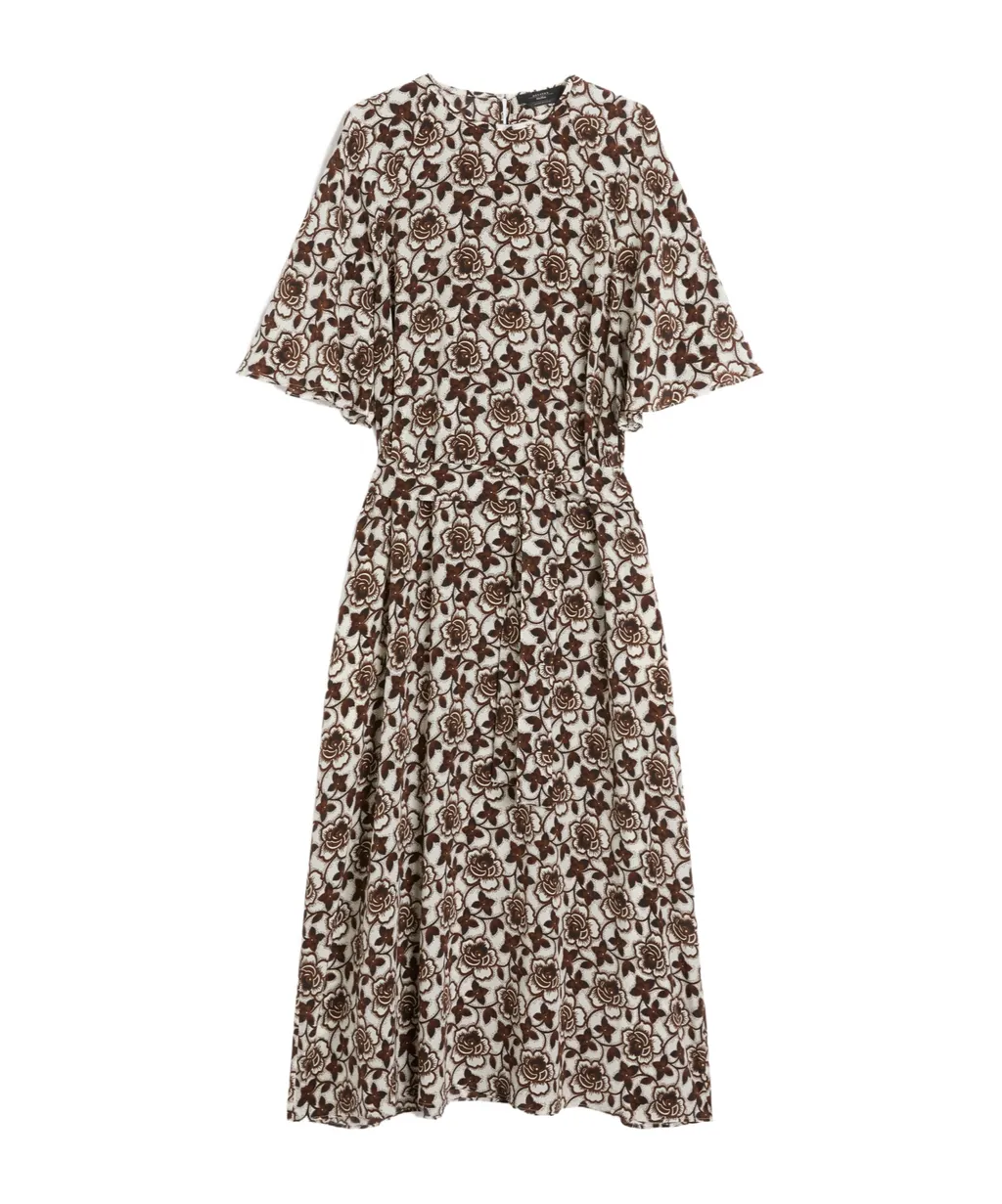 Silk Crepe De Chine Dress