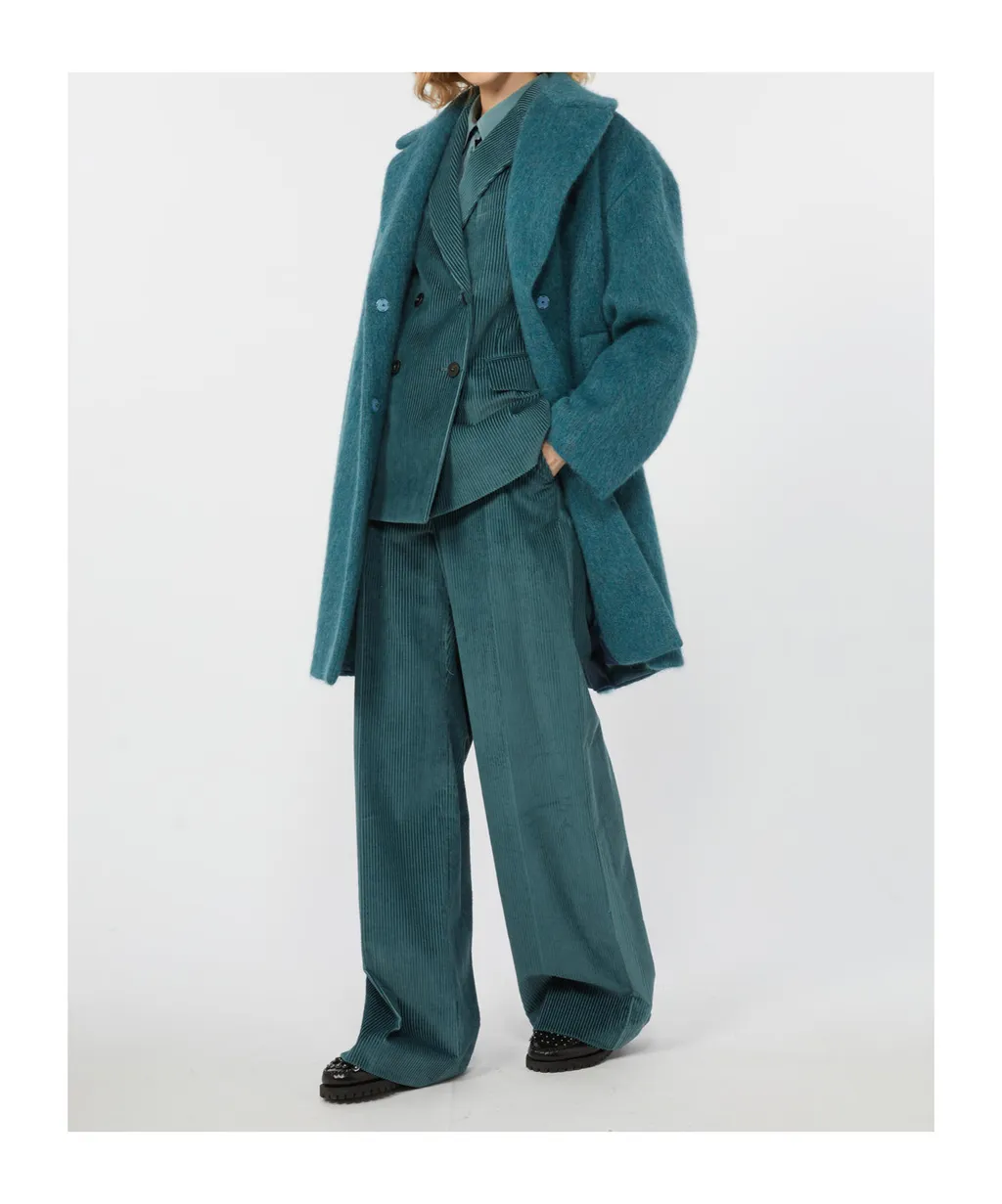 Wide-Leg Corduroy Trousers