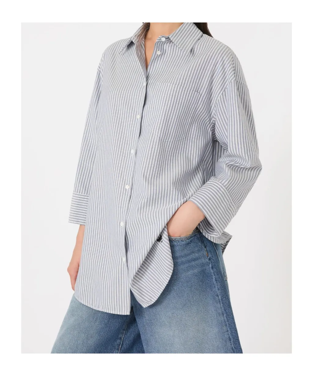Oversized Cotton Oxford Shirt