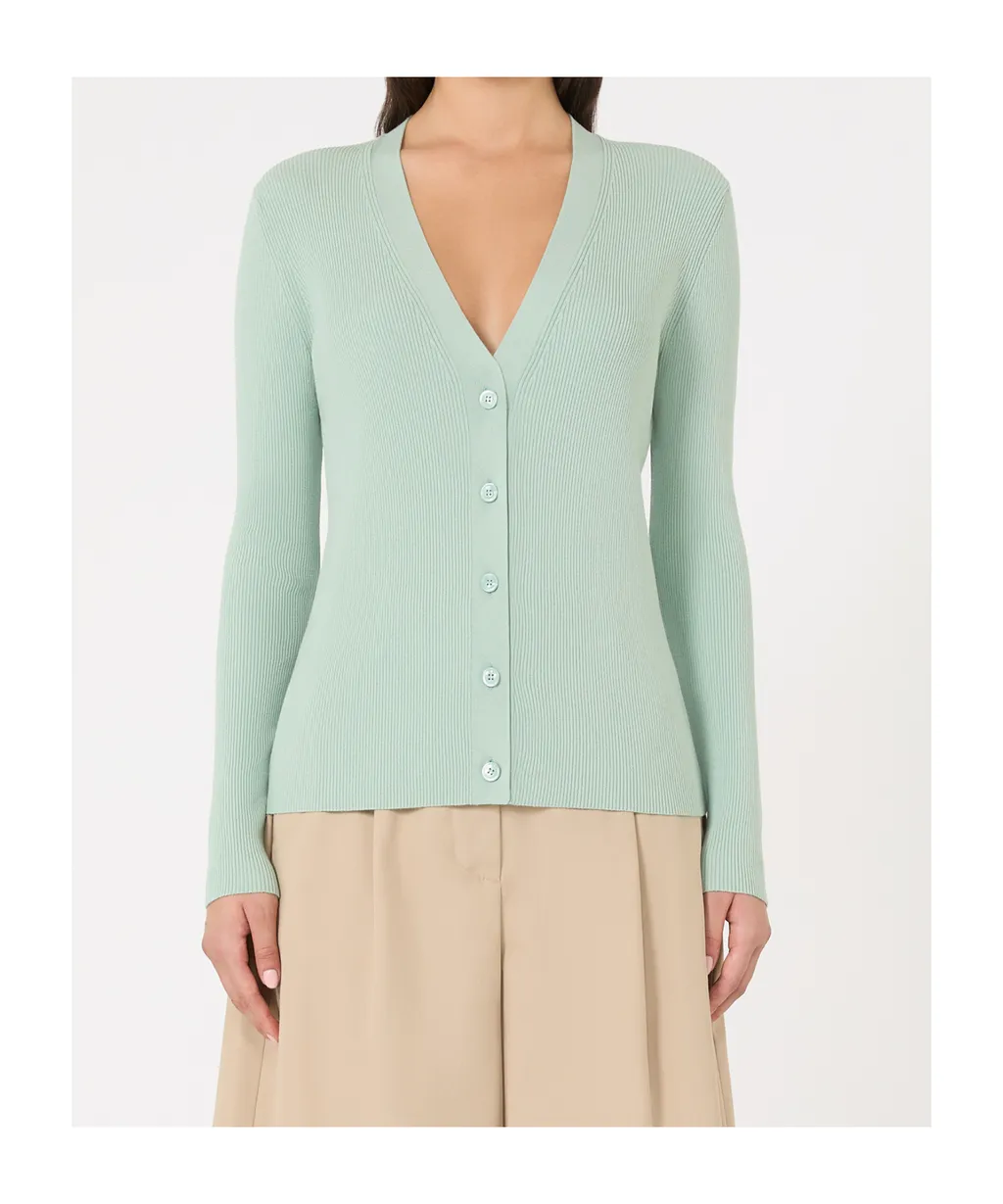 V-Neck Knitted Cardigan