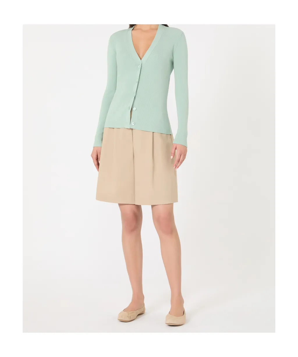 V-Neck Knitted Cardigan