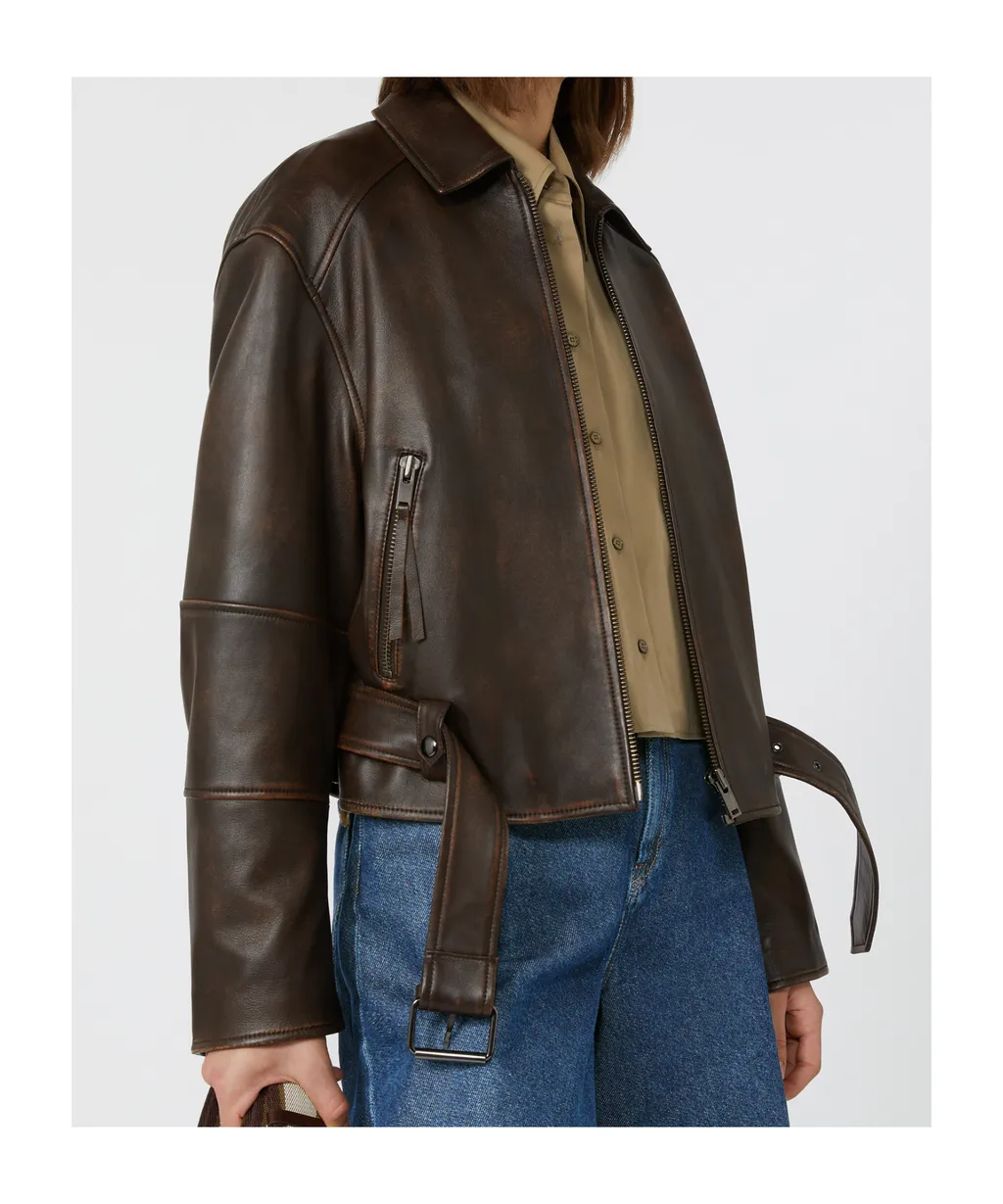 Nappa Leather Biker Jacket