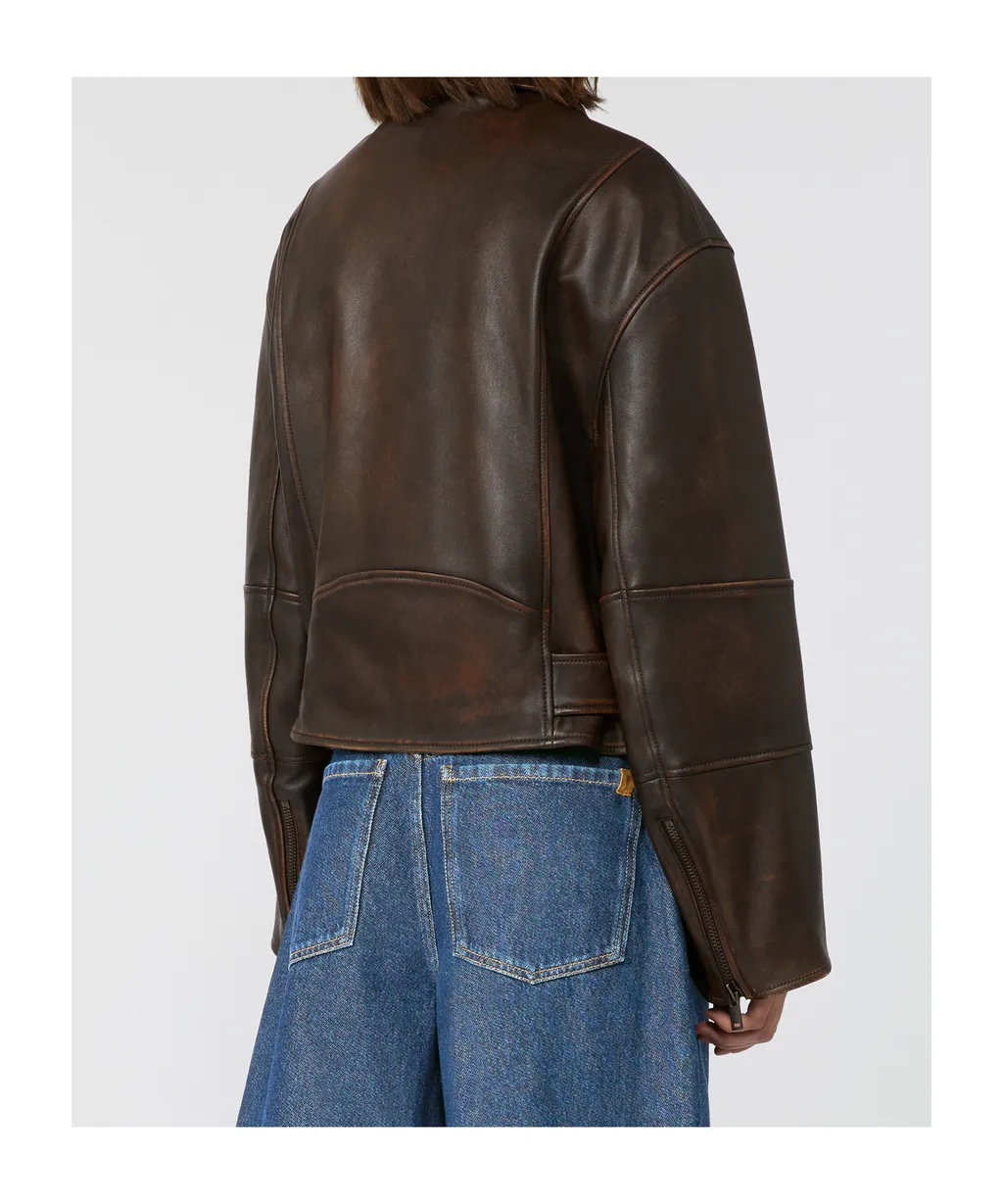 Nappa Leather Biker Jacket