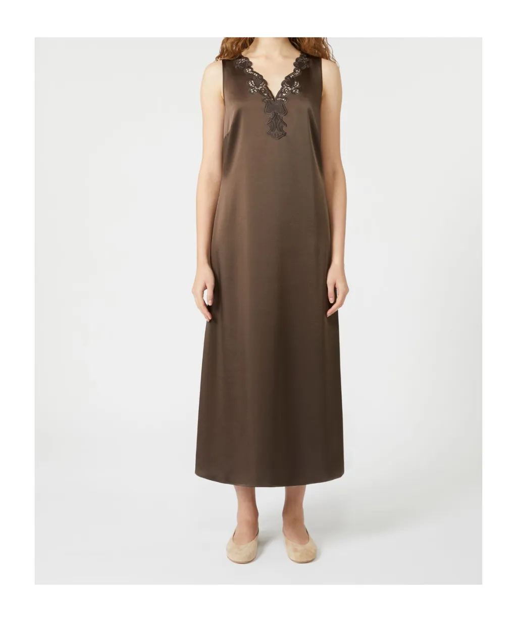 Long Satin Dress