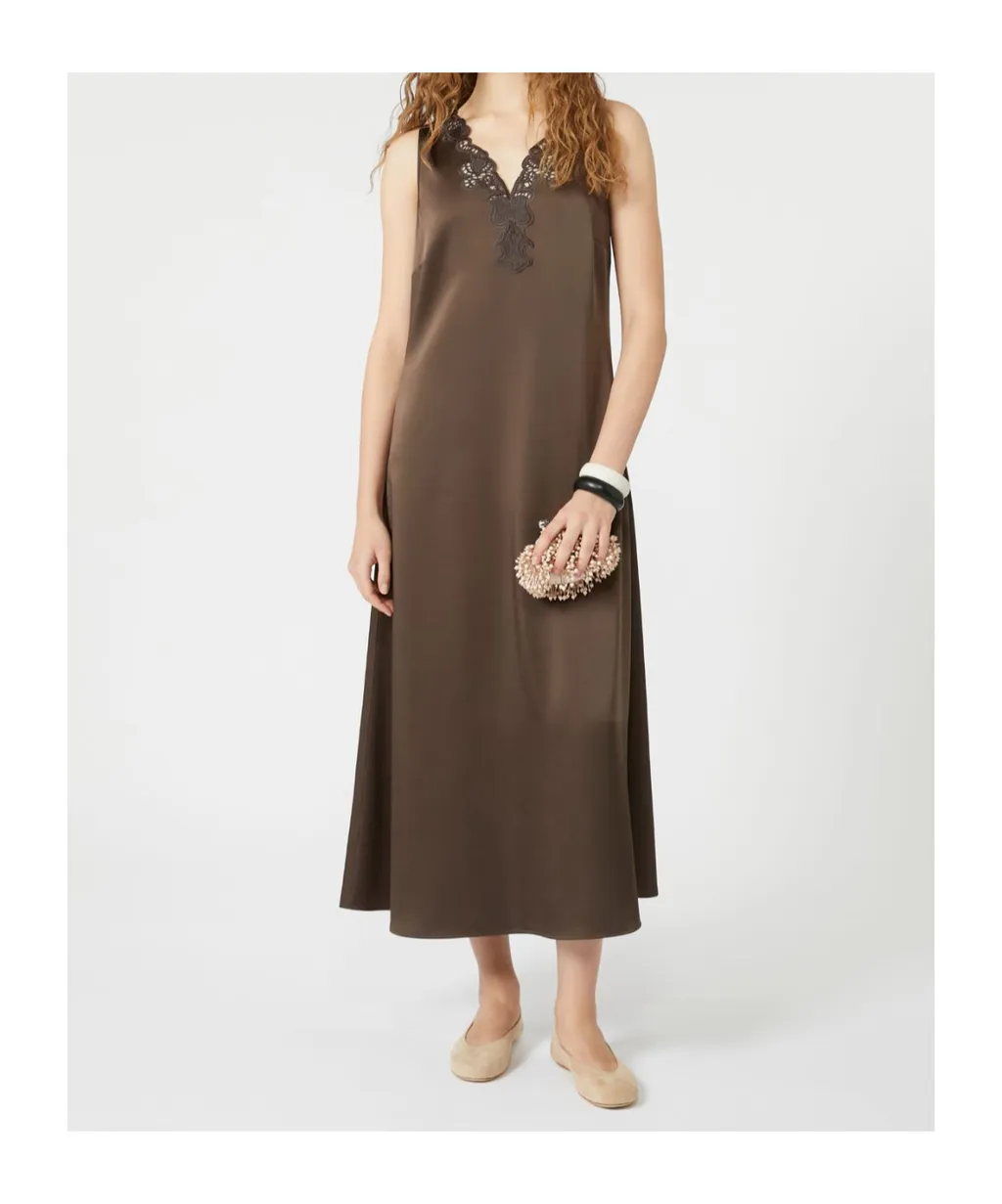 Long Satin Dress