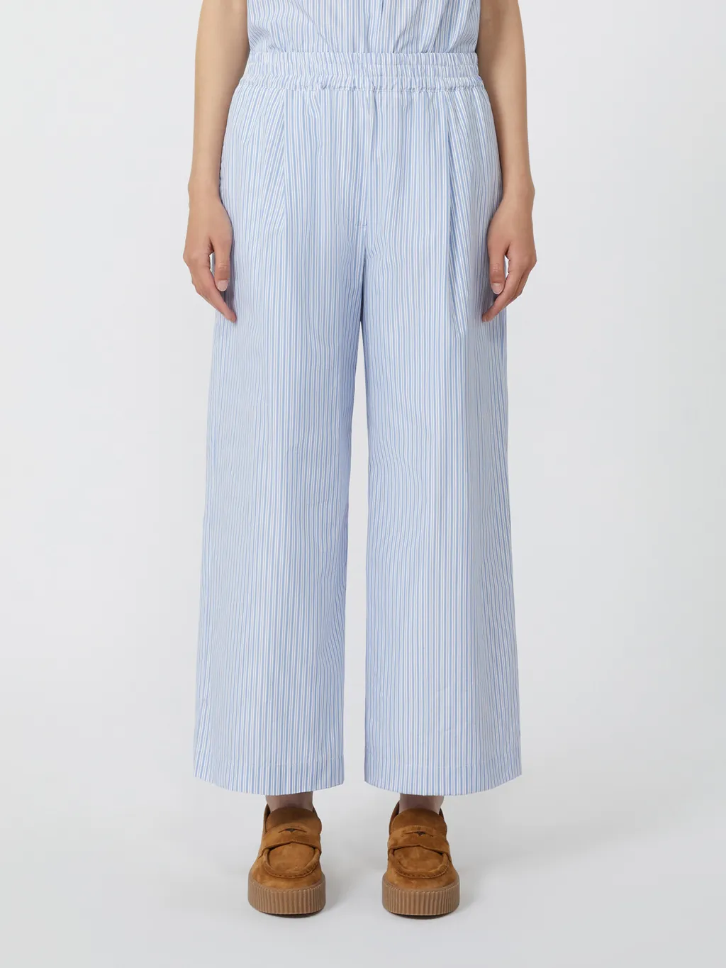 Cotton Sateen Trousers
