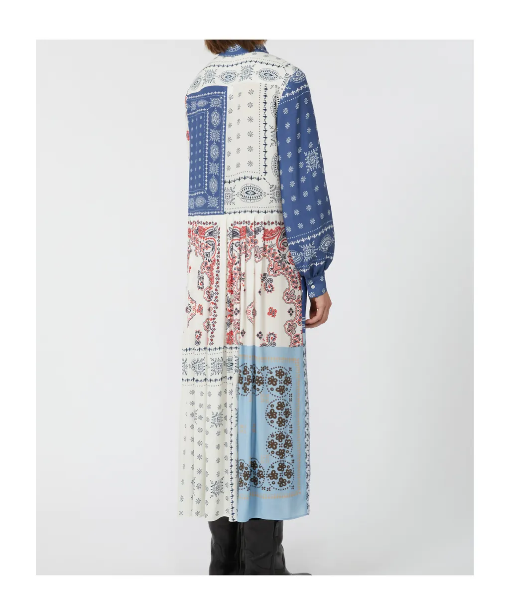Printed Viscose Shirt Dress