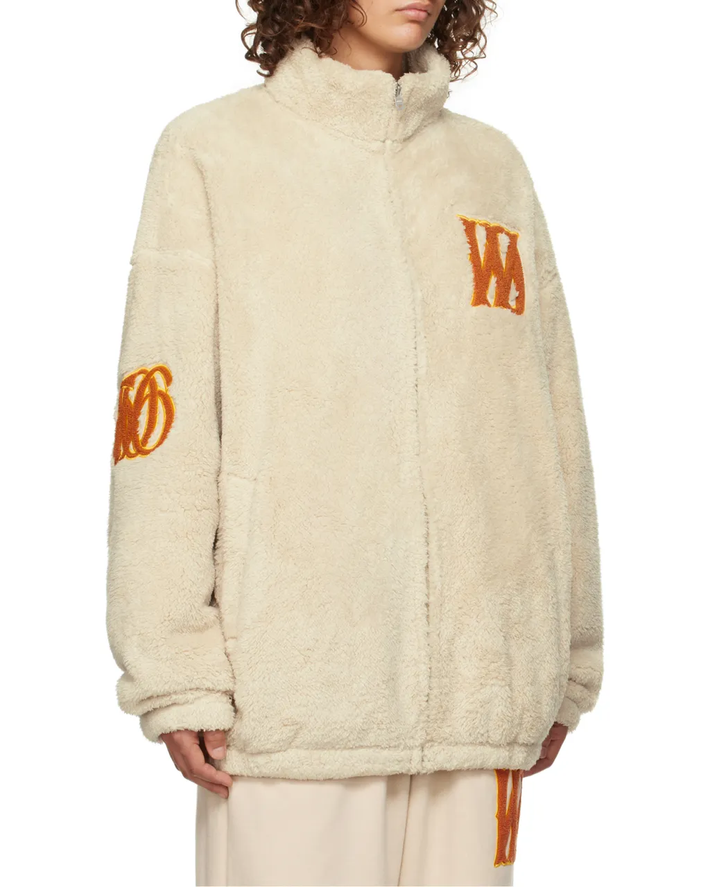 Logo-Patch Fleece Jacket