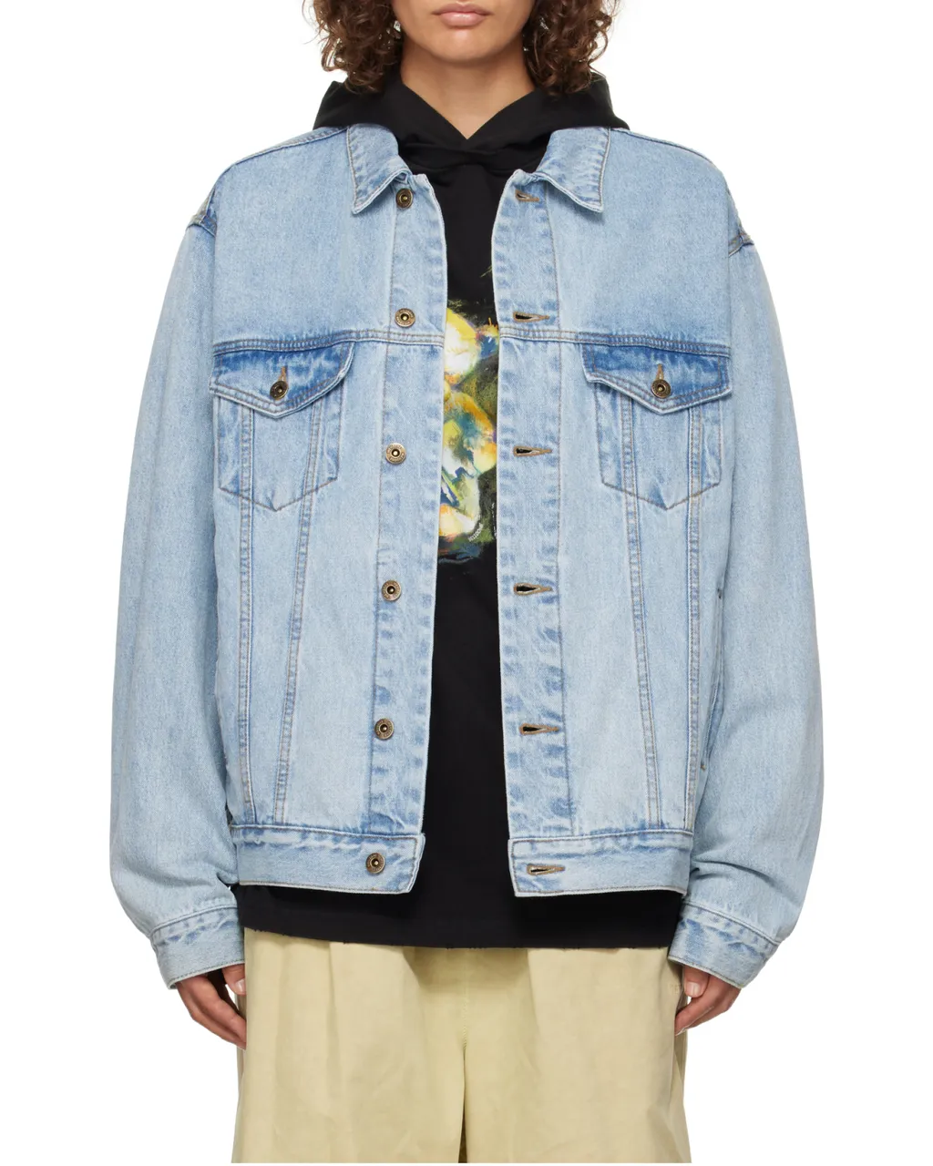 Lapel Denim Jacket